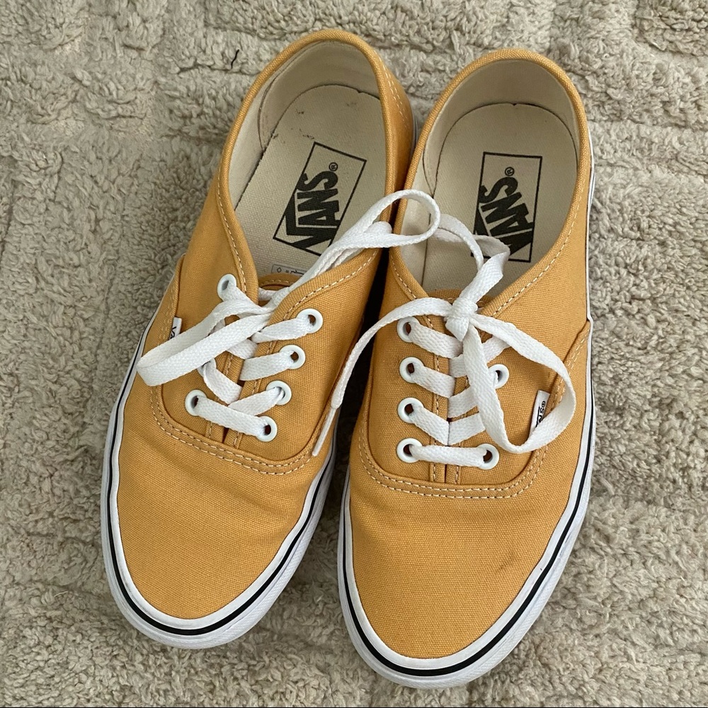 Mustard yellow Vans